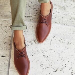 Nisolo Brown Leather Oxfords